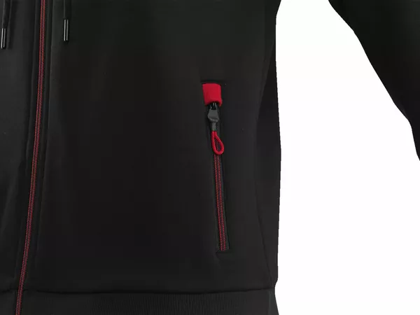 Sweat-shirt à zip Akrapovic noir femme S - vue 4