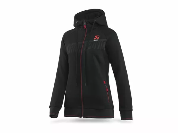 Veste Zip hoodie noir femme L Akrapovic