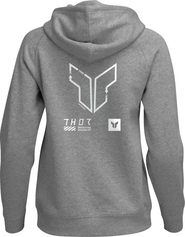 Sweat-shirt à capuche style pull-over Trax femme THOR - vue 3