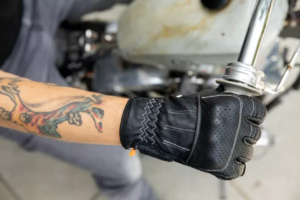 Gants Biltwell Borrego BK/CMT XS - vue 9
