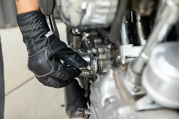 Gants Biltwell Borrego BK/CMT XS - vue 10