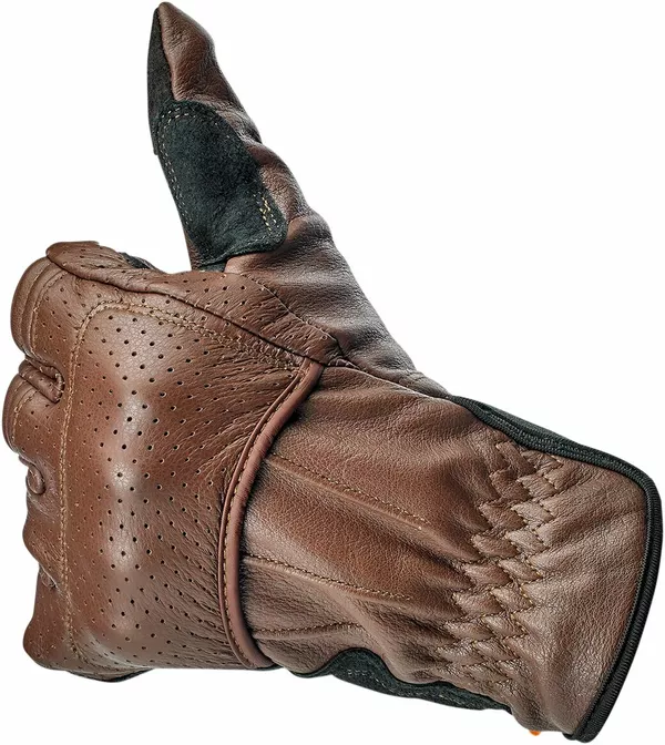 Gants Biltwell Borrego Choc XS - vue 5