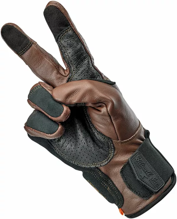 Gants Biltwell Borrego Choc XS - vue 7