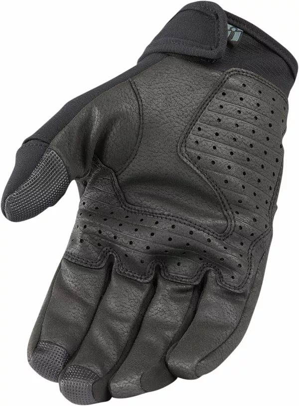 Gants ICON Stormhawk CE noir MD - vue 2