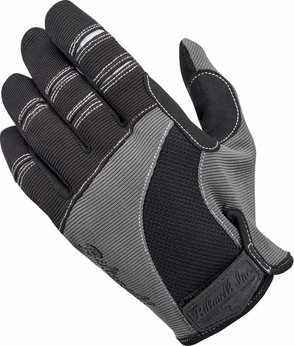 Gants moto Biltwell gris/noir MD