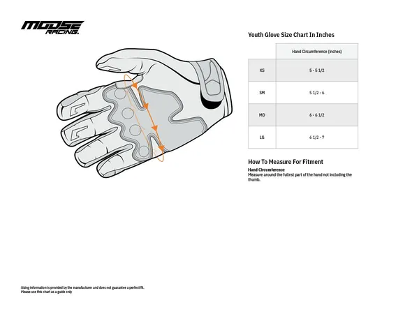 Gants Moose Offroad SX1 Youth - vue 3