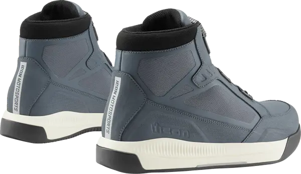 Bottes moto ICON Patrol 3 WP gris - vue 2