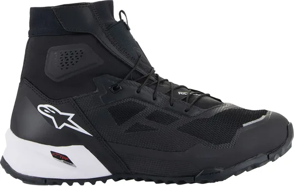 Chaussures moto Alpinestars Shoe CR-1 noir/blanc 6 - vue 6