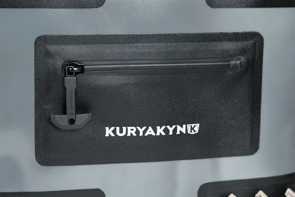 Sacoche de selle Kuryakyn Torke grise/noire - vue 6