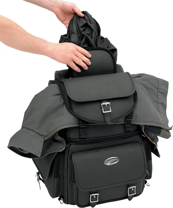Sac de dosseret Sissy bar bag BR3400EX Saddlemen - vue 3