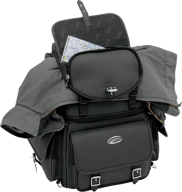 Sac de dosseret Sissy bar bag BR3400EX Saddlemen - vue 4