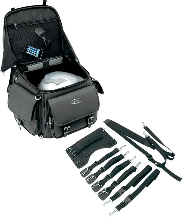 Sac de dosseret Sissy bar bag BR3400EX Saddlemen - vue 6