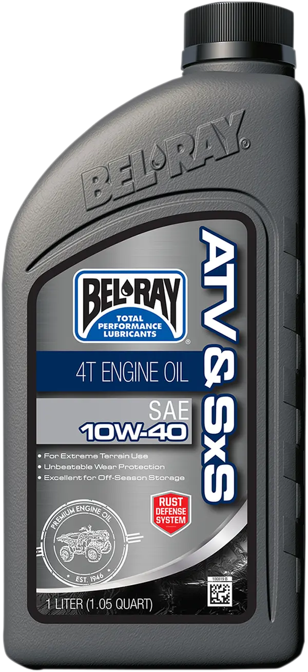 Huile moteur minérale 4T ATV & SxS BEL-RAY - vue 2