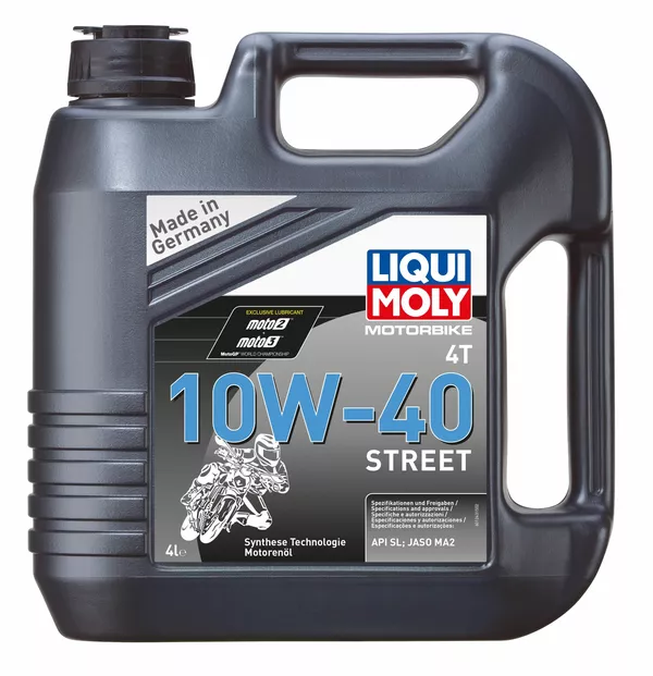 Huile moteur 4 temps Liqui Moly Moto Street 4T 10W40 synthétique 4 l - vue 2
