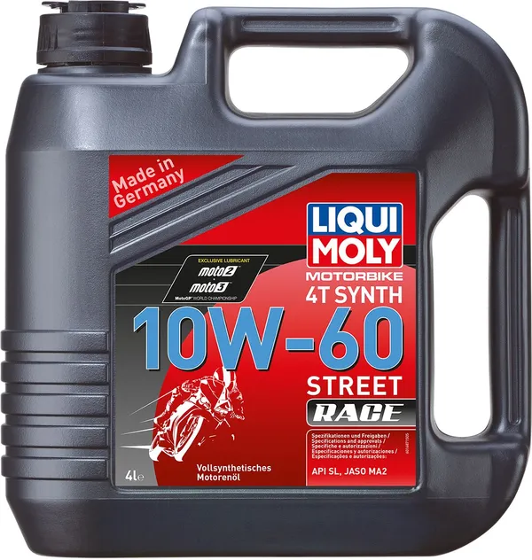 Huile moteur 4 temps Liqui Moly Moto Street Race 4T 10W60 synthétique 20 l - vue 2