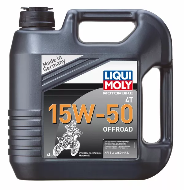 Huile moteur 4 temps Liqui Moly Moto Offroad 4T 15W50 synthétique 4 l - vue 2