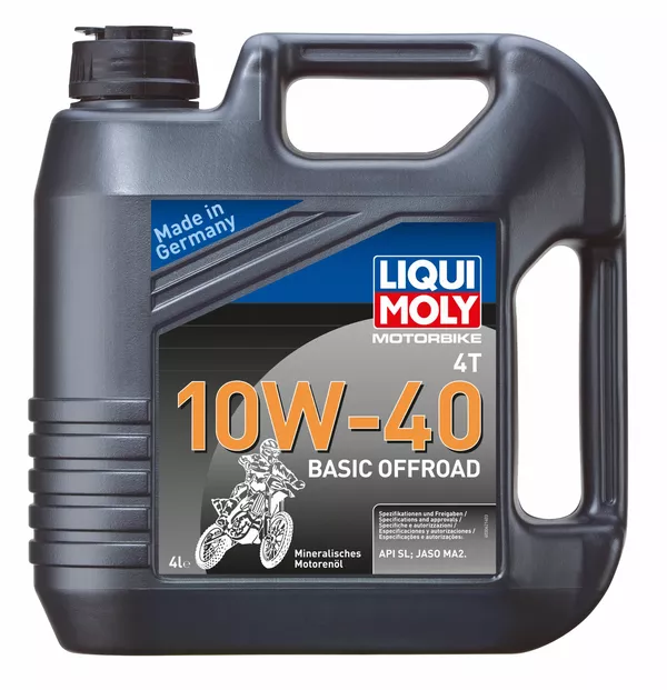 Huile moteur 4 temps Liqui Moly Basic Offroad 4T 10W40 minérale 4 L - vue 2
