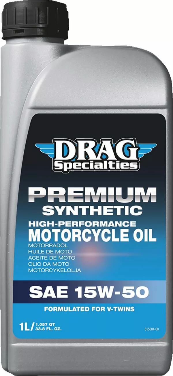 Huile de synthèse moteur 15W 50 Drag Specialties - vue 2