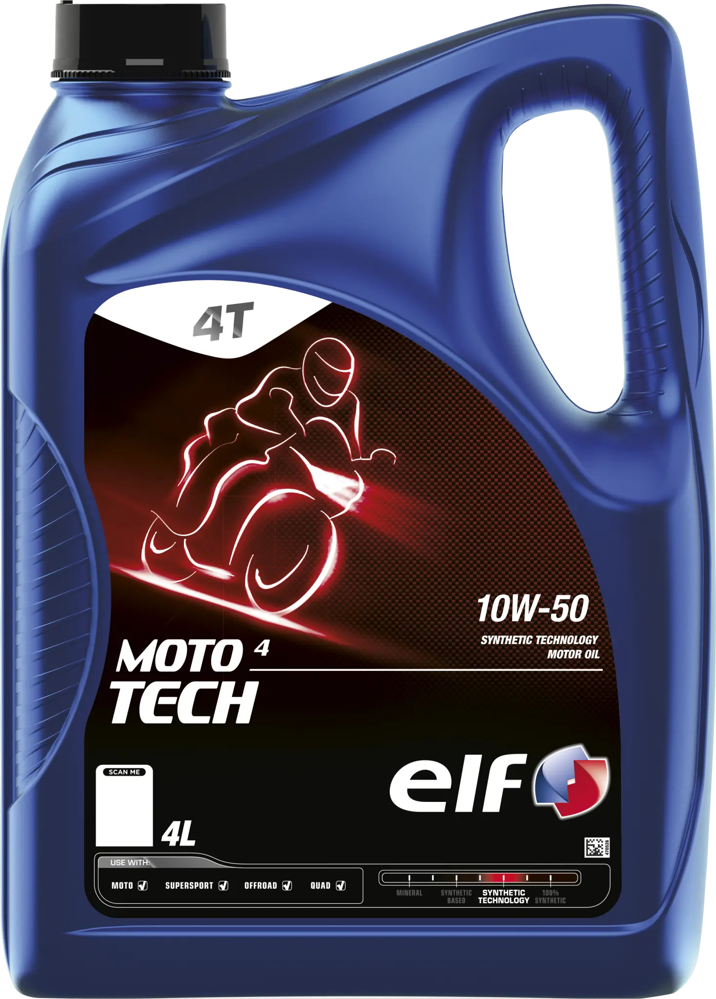 Huile moteur ELF Moto 4 Tech 10W-50