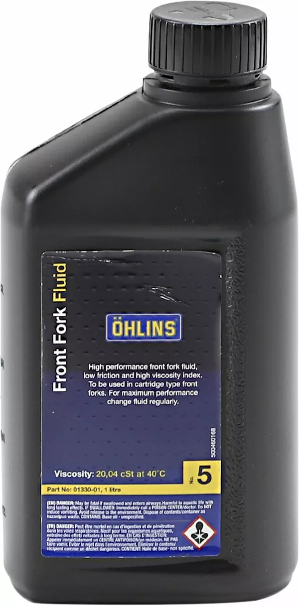Huile de fourche avant OHLINS SAE 7.5W 1L - vue 2
