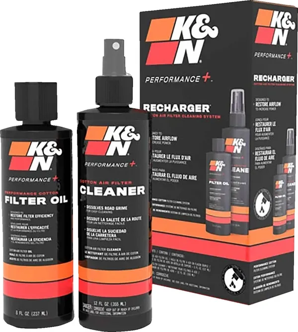 Kit d'entretien filtre à air K&N noir - vue 2