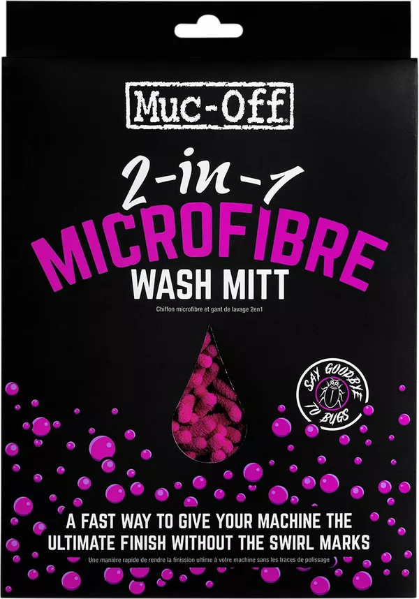 Gant de lavage MUC-OFF Wash Mitt 2IN1 microfibre - vue 2