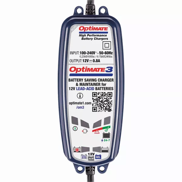 Chargeur de batterie Tecmate Optimate 3+ TM430 12V - vue 5