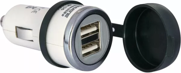 TECMATE O-106 Chargeur USB 2 sorties allume-cigare T106 - vue 3