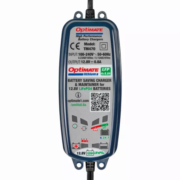 Chargeur de batterie Tecmate Optimate Lithium TM470 12V - vue 3