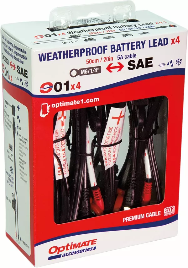 TECMATE Cord O1 4PACK 1/4 RNG Câble - vue 2