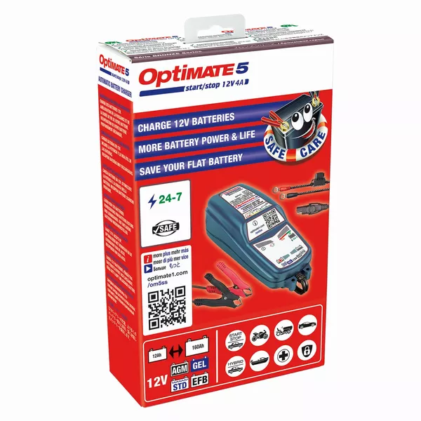 Chargeur de batterie Optimate 5 Start-Stop TM220-4A TECMATE - vue 5