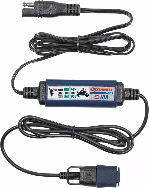 TECMATE O-108 Chargeur USB via SAE avec prolongateurs - vue 2