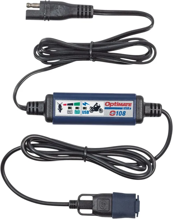 TECMATE O-108 Chargeur USB via SAE avec prolongateurs - vue 5
