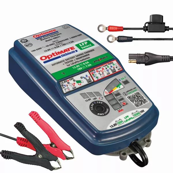 OptiMATE Lithium 4s 9,5A - 5s 7,5A TECMATE - vue 5