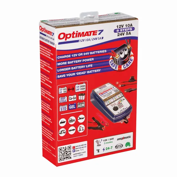 TECMATE OPTIMATE 7 12V-24V Chargeur testeur TM-260 v3 - vue 6