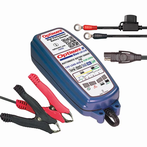 Chargeur de batterie TECMATE Optimate 2 Duo TM550 12V - vue 5