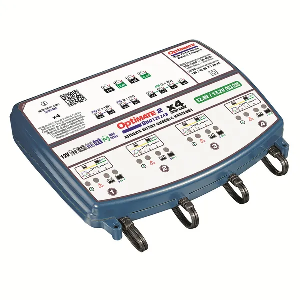 TECMATE Optimate 2 Duo 4-Banks - vue 2