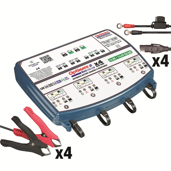 TECMATE Optimate 2 Duo 4-Banks - vue 5