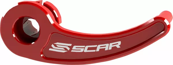 Tirant d'essieu avant SCAR RACING GGAS rouge - vue 2