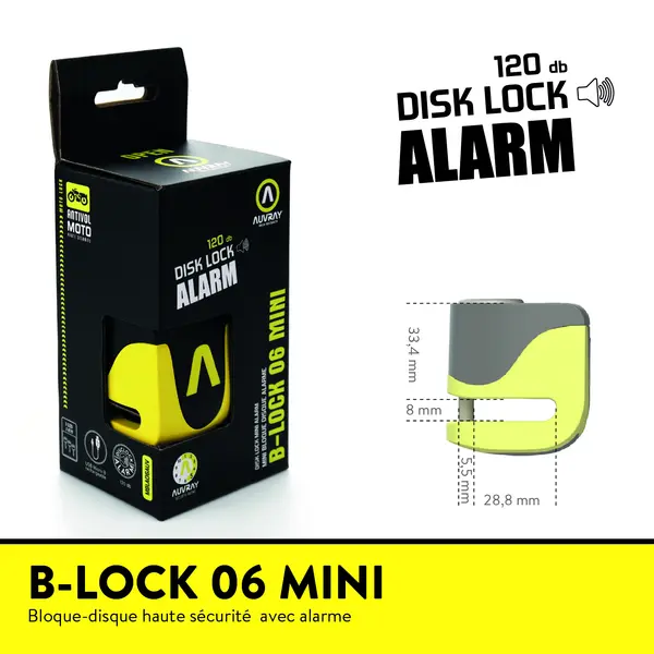 Antivol bloque-disque Auvray B-Lock 10 - vue 3