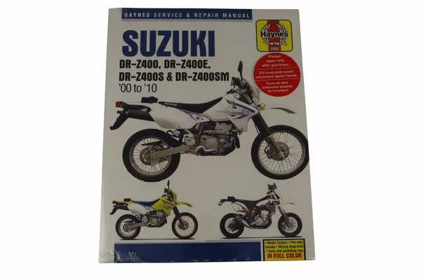 Guide Haynes Suzuki DR-Z400 2000-2010 - vue 2