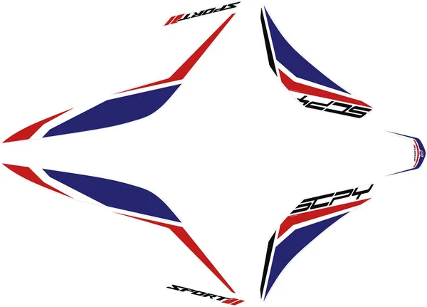 Autocollants pour scooter UNIRACING - vue 3