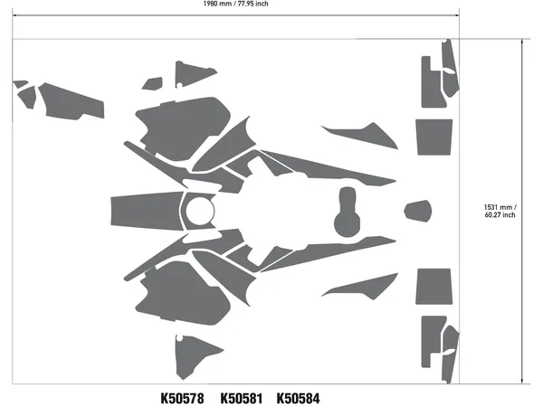Kit autocollants UNIRACING - vue 2