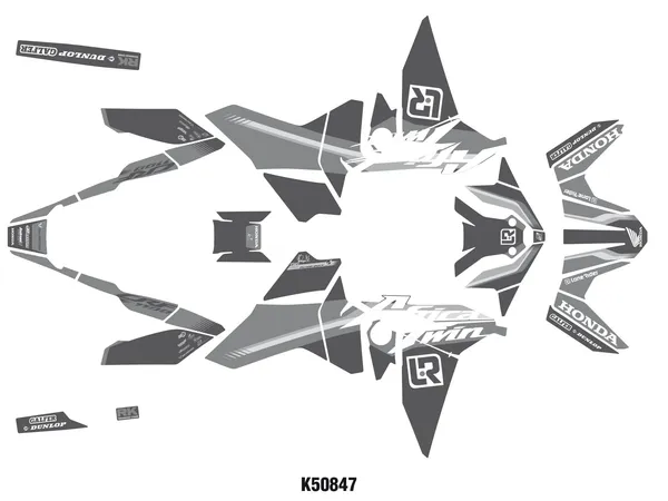 Kit autocollants Uniracing - vue 4
