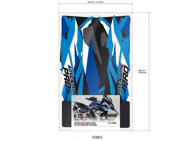 Kit autocollants UNIRACING - vue 3