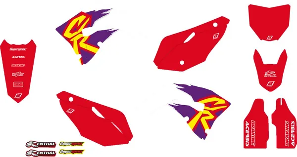 Graphic KT rétro CR BLACKBIRD RACING - vue 2