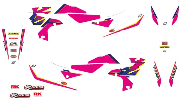 Vêtement Graphic W/S Rétro YZF BLACKBIRD RACING - vue 3