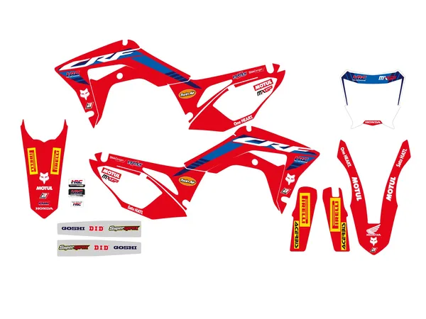 Kit plastique Graphic W/S CVR HRC 22 Blackbird Racing - vue 3