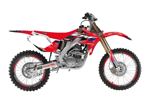 Kit plastique graphique Dream 5 CRF250 04 Blackbird Racing - vue 2