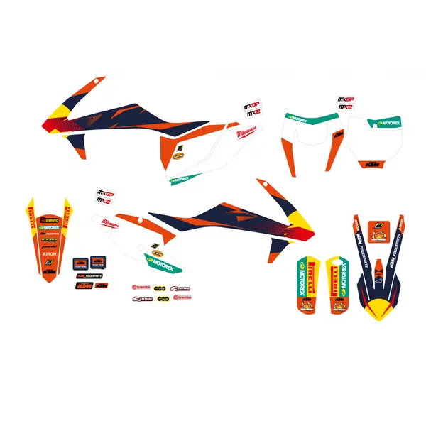 Kit autocollants Factory Grafik BLACKBIRD RACING - vue 2
